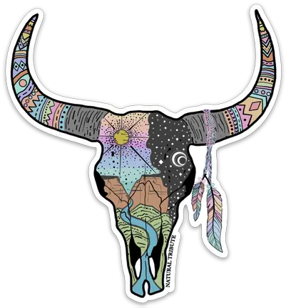  Stickers U2013 Natural Tribute Texas Longhorn Png Bull Skull Icon