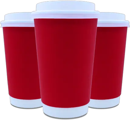  500ml Double Wall Paper Coffee Cup Red U2013 Cape Coffee Cup Png Double Cup Png