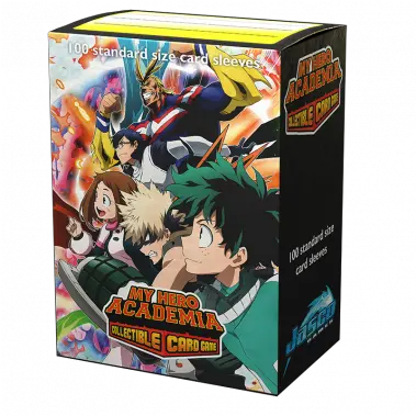  Dragon Shield Art Sleeve U2018plus Ultra Fightu2018 100ct My Hero Academia Dragon Shield Sleeves Png Dragon Ball Folder Icon