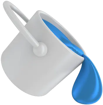  Premium Paint Bucket 3d Download In Png Cup Paint 3d Icon