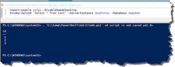  The Posh Dba Accessing Sql Server From Powershell Simple Talk Dot Png Windows Powershell Icon