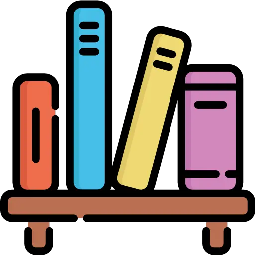  Bookshelf Free Vector Icons Designed Iconos Png De Libros Cute Kawaii Shelf Icon Wallpappers