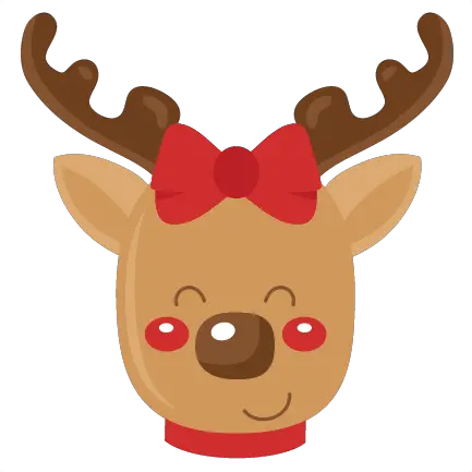  Reindeer Svg Scrapbook Cut File Cute Clipart Files For Cute Reindeer Christmas Clipart Png Reindeer Png