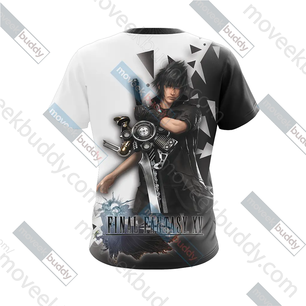  Final Fantasy Xv Noctis Lucis Caelum Unisex 3d Tshirt Final Fantasy Xv Png Noctis Png