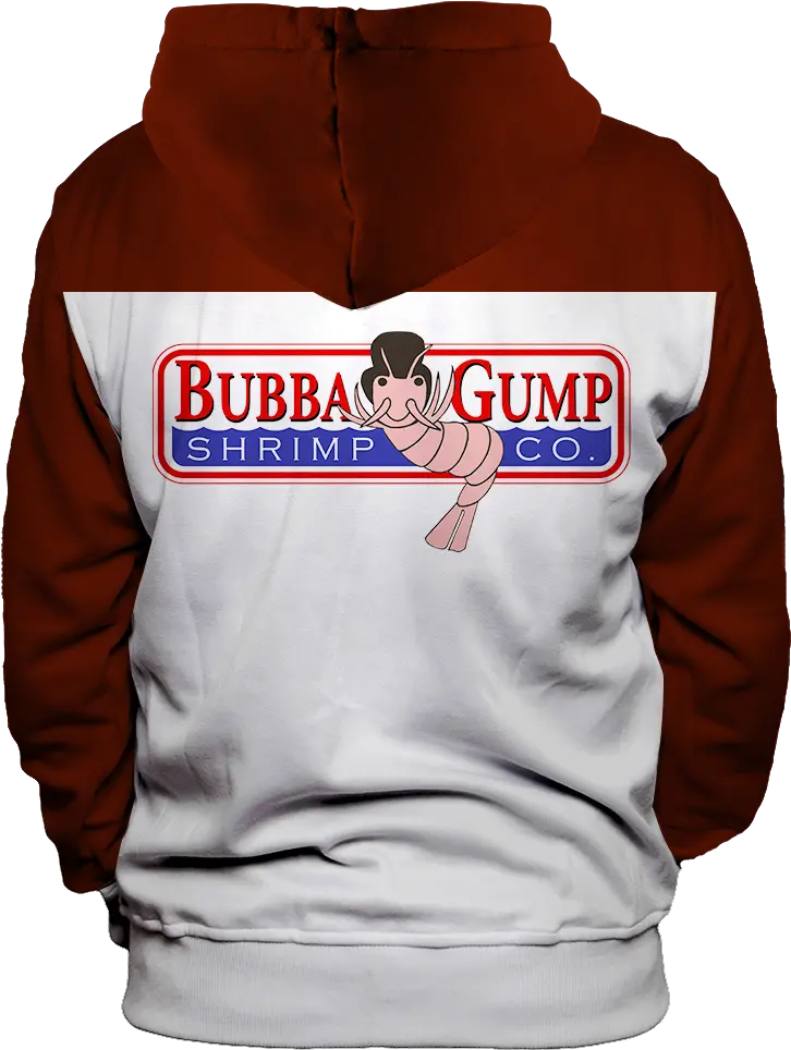  Bubba Gump Unisex Zipped Hoodie Unisex Png Bubba Gump Shrimp Logo