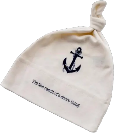  Organic Cotton Baby Hat Nautical Beanie Png Anchor Transparent Background