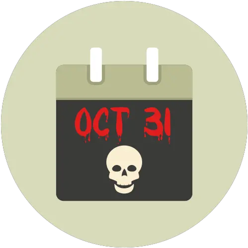  October 31 Calendar Halloween Icon October 31 On The Calendar Png October Png