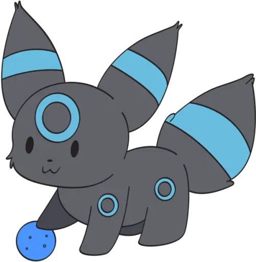  Umbreon Shiny Chibi Png Shiny Umbreon Transparent Background Umbreon Png