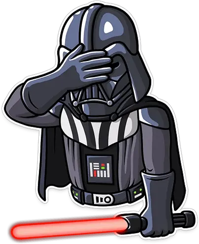  Darth Vader Telegram Sticker Darth Vader Png Darth Vader Transparent