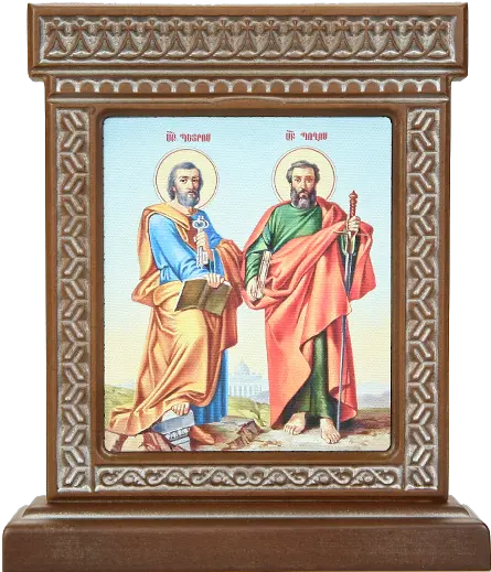  Vernissage Of History Icon Khachkar Holy Apostles Peter Picture Frame Png Su Icon