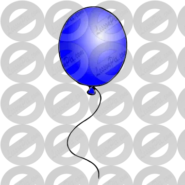  Blue Balloon Picture For Classroom Therapy Use Great Dot Png Blue Balloon Png