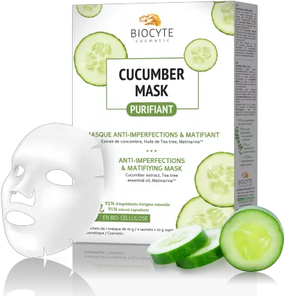  Biocyte Cucumber Mask Purifiant 4 Biocyte Cucumber Mask Png Cucumber Transparent