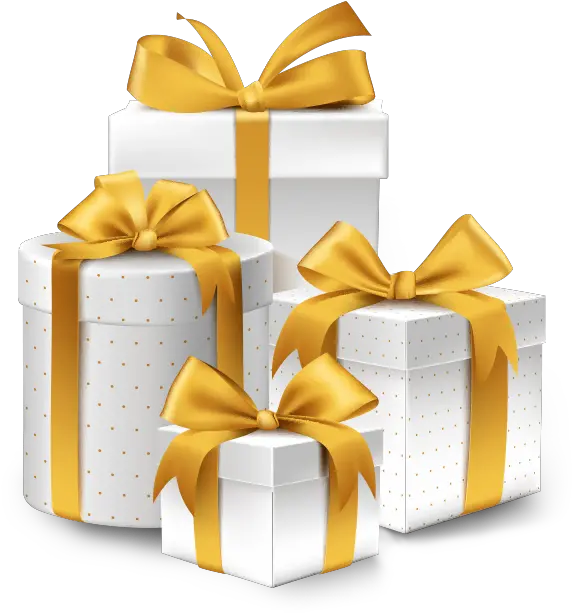  Gift Box Png Download Gold Transparent Birthday Background Gift Transparent Background