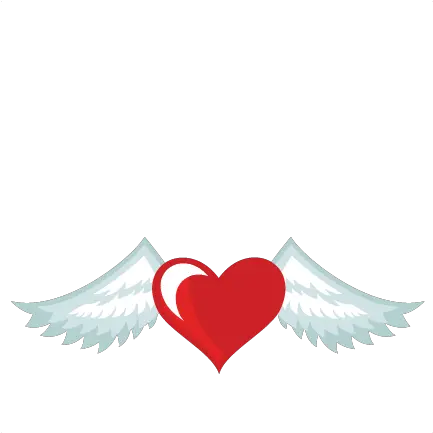  Heart With Wings Svg Cuts Scrapbook Cut Cute Heart With Wings Png Heart With Wings Icon