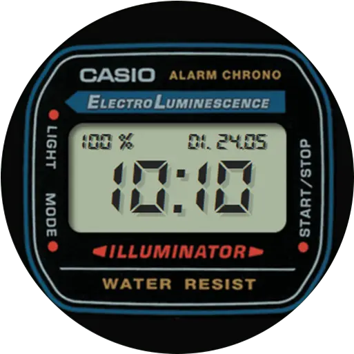  Retro Classic Casio Watchface Png Watch Face Png