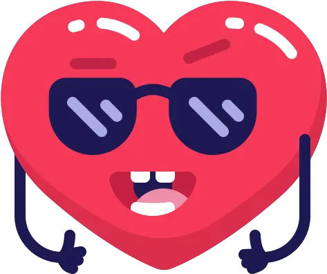  Heart Sunglasses Cool Love Emoji Emo Free Icon Of Mr Cool Icons Png Sunglasses Icon