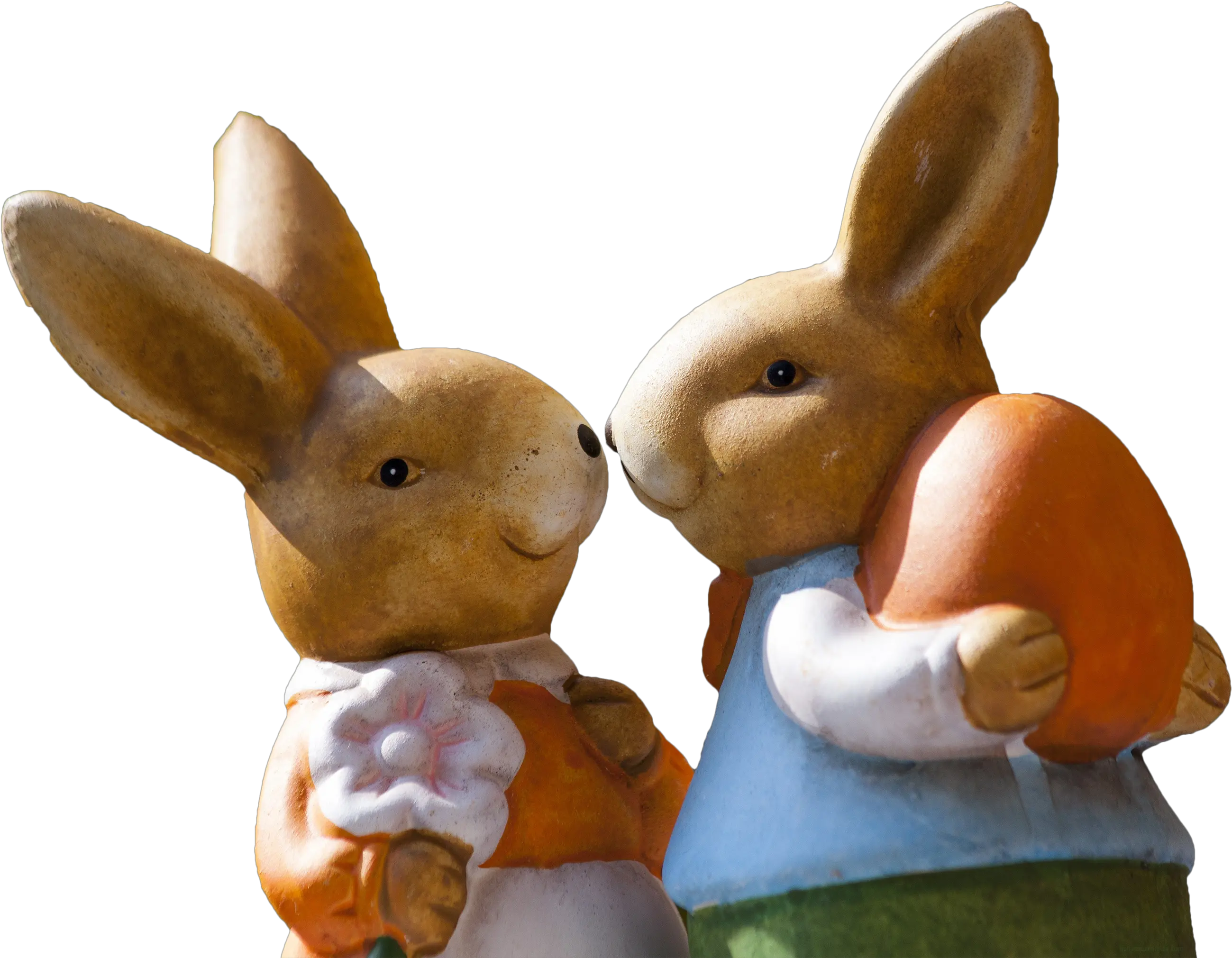  Free Cute Easter Rabbit Couple Png Image Easter Bunny Family Couple Png