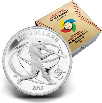  1 Oz Fine Silver Coin Coin Png World Baseball Classic Logo