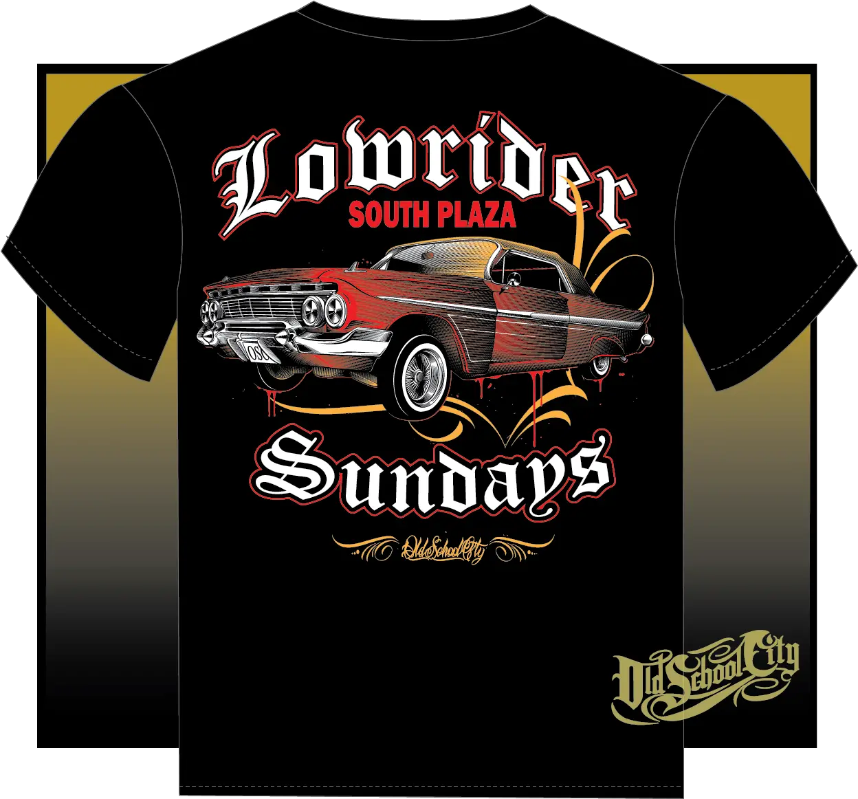  Low Rider Sundays Oldschoolcity Antique Car Png Lowrider Png