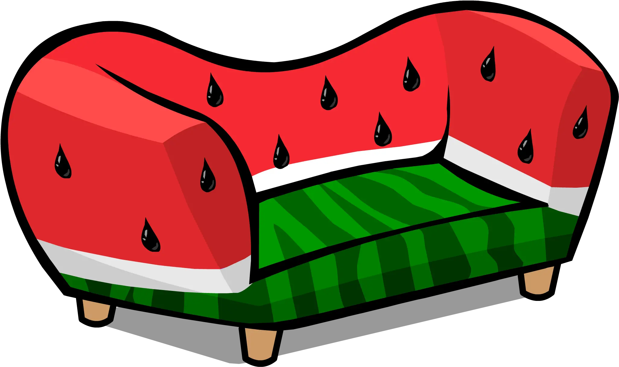  Cartoon Couch Png Sofa Clipart Pixel Art Cartoon Sofa Club Penguin Watermelon Sofa Sofa Png