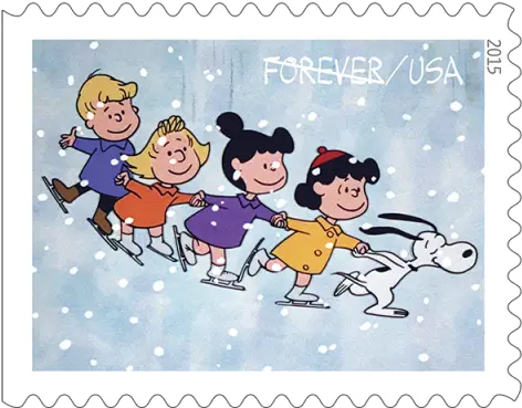  A Charlie Brown Christmas Stamps Usps Releases Usps Charlie Brown Christmas Stamps Png Charlie Brown Christmas Tree Png