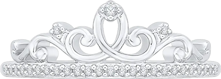  Tiara Ring In 10k White Gold With 12 Carats Of Diamonds Tiara Png Tiara Png