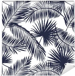  Palm Leaves Silhouette Mat Png Leaf Silhouette Png