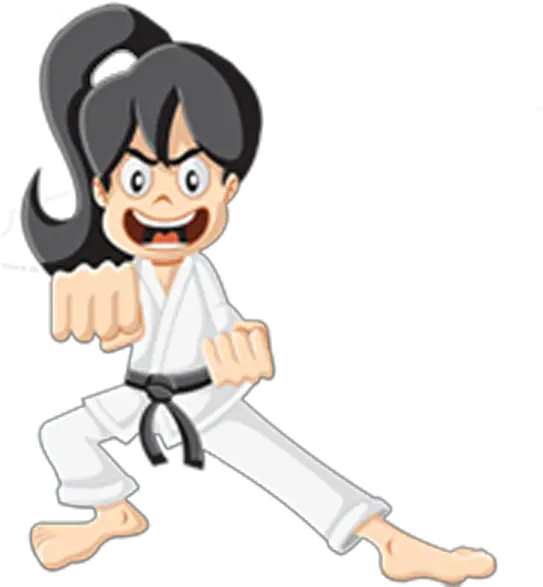  Karate Clipart Kumite Cartoon Black Belt Karate Png Karate Png