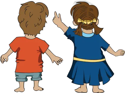  Download There Goes The General Kids Cartoon Looking Up Png People Looking Png