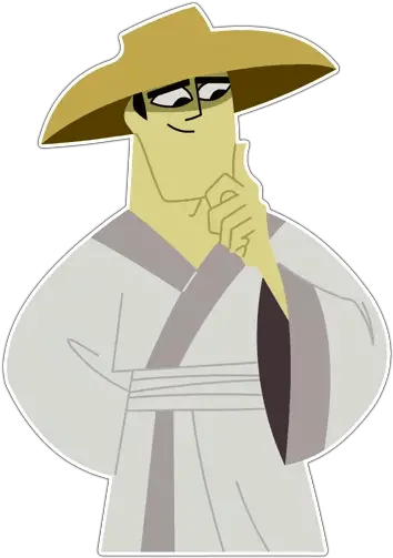  Samurai Stickers Set For Telegram Samurai Jack With Hat Png Samurai Jack Transparent