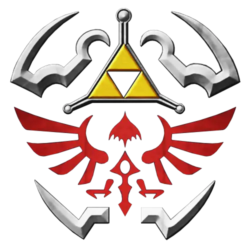  Skyward Sword Metal Triforce Black Transparent Zelda Logo Png Triforce Png