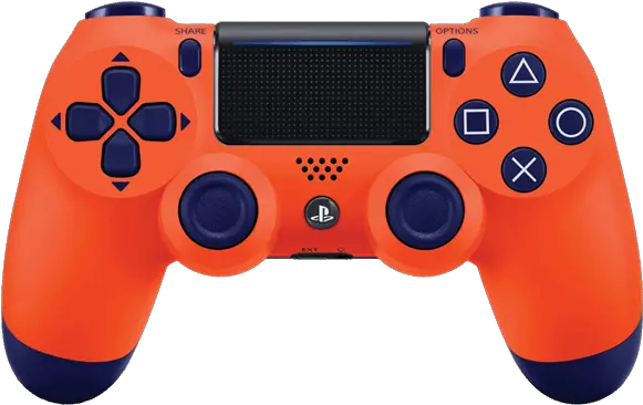  New Playstation 4 Dualshock Wireless Dualshock 4 Orange Sunset Png Ps4 Controller Png