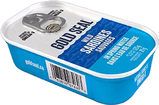  Canned Sardines In Spring Water Gold Seal Gold Seal Sardines Png Gold Seal Png