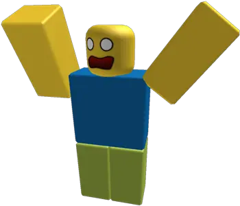  Scared Noob Scared Roblox Noob Transparent Png Roblox Noob Png