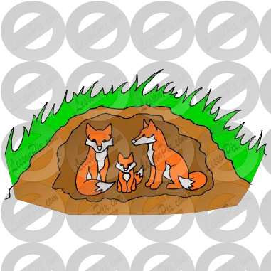  Den Picture For Classroom Therapy Use Clip Art Png Animal Den Icon