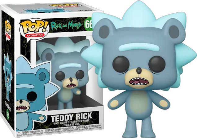  Funko Pop Vinyl Figures Teddy Rick Blindboxeu Figurine Pop Rick And Morty Png Rick Png