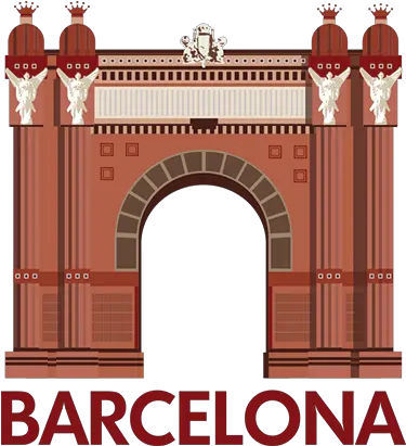  Download Hd Arc De Triomf Wall Sticker Arco Del Triunfo Barcelona Dibujo Png Arc Png