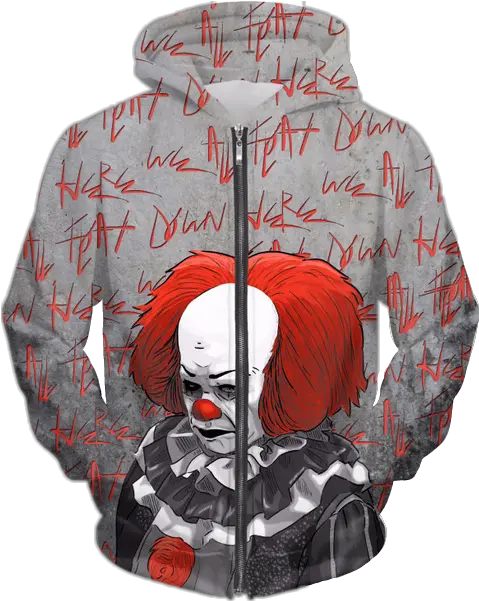  Pennywise It Clown Hoodie 2 Evil Mickey Mouse T Shirt Png It Clown Png