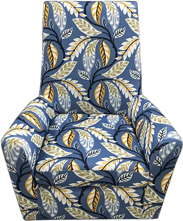  Balvano Chair Yellow Blue Flower In Furniture Stores North Paisley Png Blue Flower Png