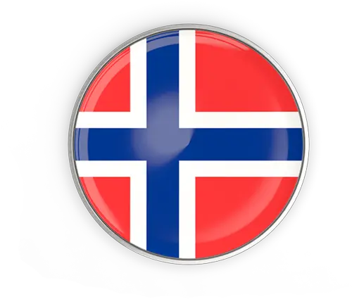  Round Button With Metal Frame Illustration Of Flag Norway Norway Flag Icon Png Metal Frame Png