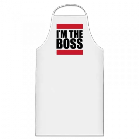  Iu0027m The Boss Logo Cooking Apron Big Boss Png Cooking Logo