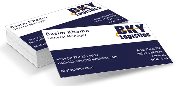  Bky Logistics Business Card Pit Designs Projects Business Card Logistics Png Business Cards Png