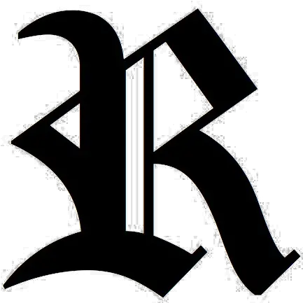  Letter R Png Picture Death Note Font R R Png