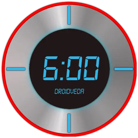  Digital Alarm Clock 6pm Digital Clock Png Digital Clock Png