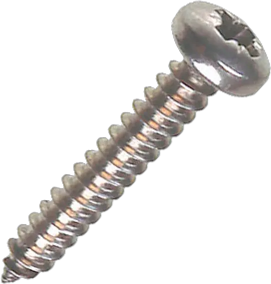  Metal Nail Png Transparent Pan Head Tapping Screw Metal Png