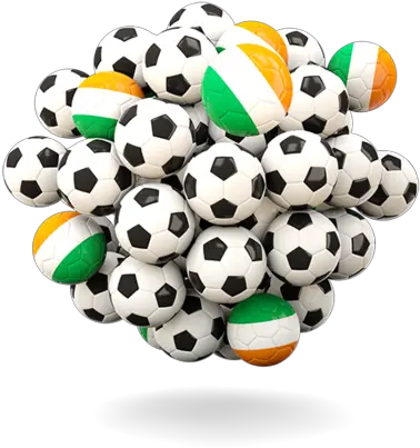  Pile Of Footballs Illustration Flag Ireland Flag Png Pile Of Skulls Png