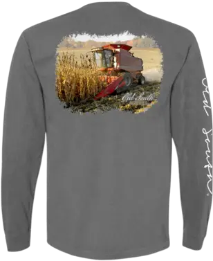  Old South Long Sleeve Tee Corn Field Old South Shirts Png Corn Field Png