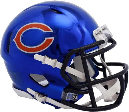  Chicago Bears Chrome Mini Speed Replica American Football Team Helmets Png Chicago Bears Png