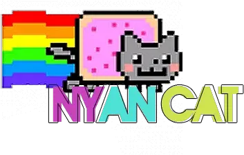  Nyan Stickers Set For Telegram Streamlabs Gif Alert Twitch Png Nyan Cat Png