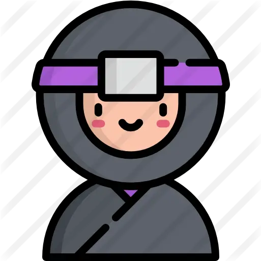  Ninja Free Halloween Icons Clip Art Png Ninja Face Png